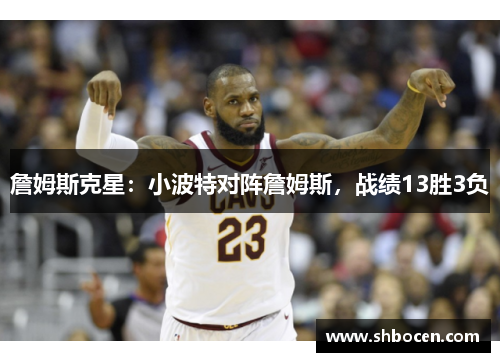 詹姆斯克星：小波特对阵詹姆斯，战绩13胜3负